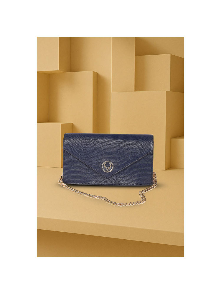 Allen Solly Women Navy Blue Casual Sling Bag with Detachable Strap-picture-42