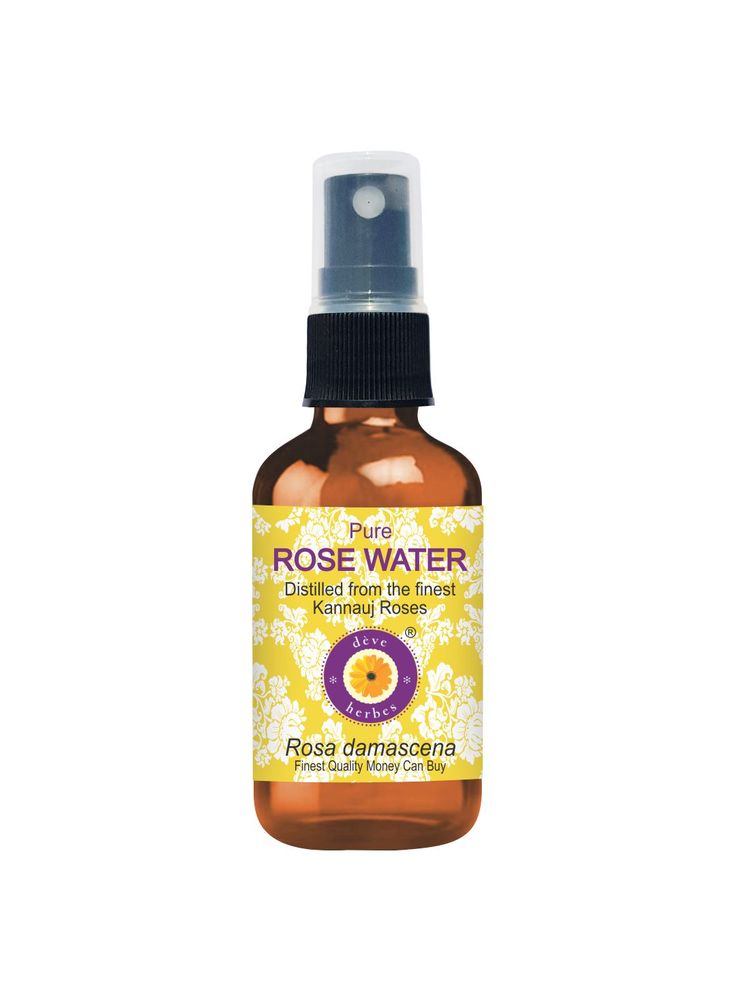 Deve Herbes Pure Rose Water (Hydrosol) (Rosa damascena) for Skin