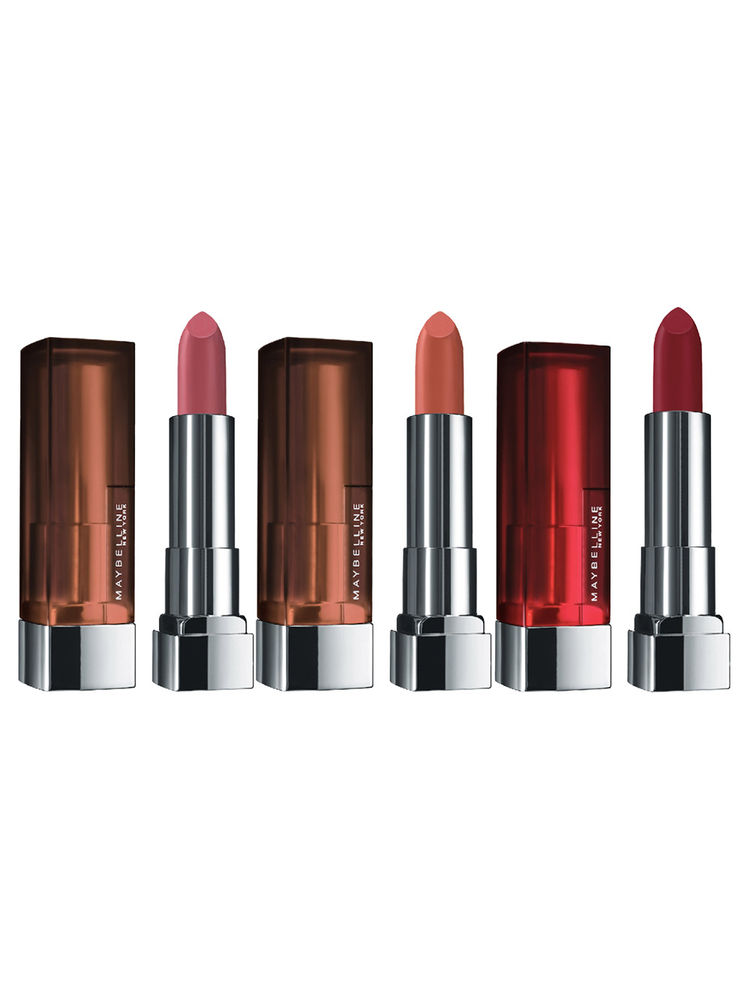 Maybelline New York Color Sensational Creamy Matte Kit - Nude Nuance + Touch Of Spice + Divine Wine-picture-33