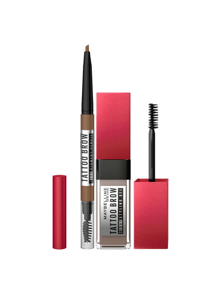 Maybelline New York The Perfect Brow Essentials - Tattoo Brow Styling Gel & Brow Pencil