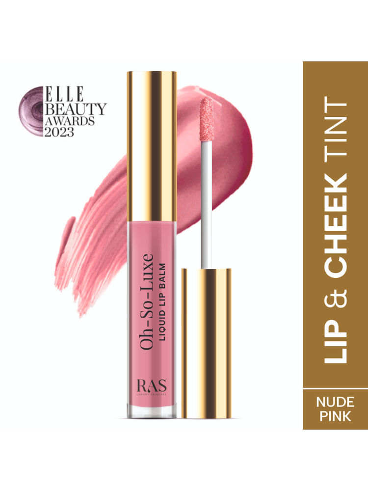 Ras Luxury Oils Oh So Luxe Lip & Cheek Tint Balm with Vitamin E, Shea Butter