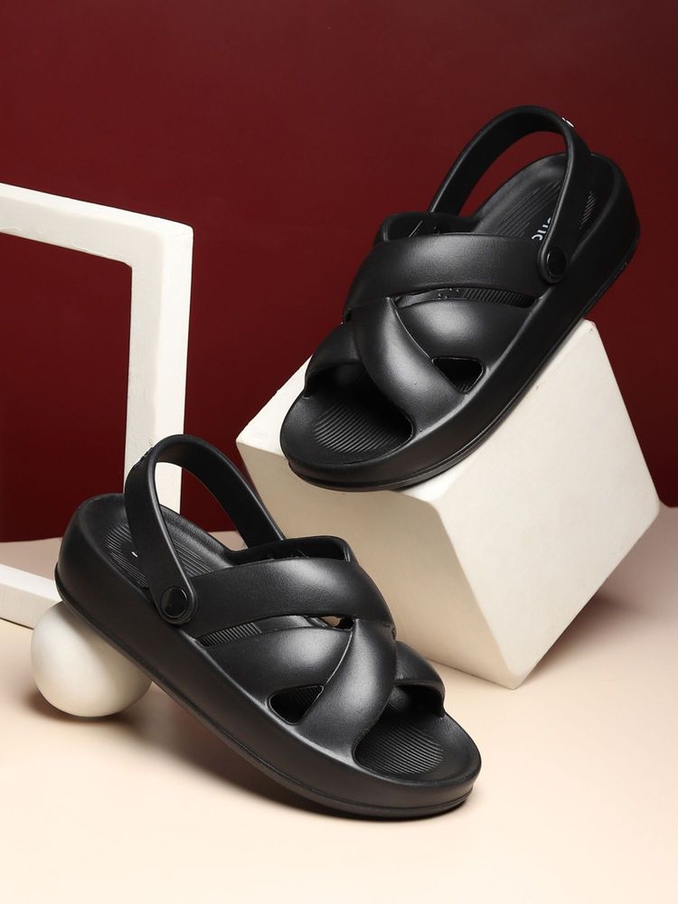 Yoho Black Wanderz Clogs for Women-picture-27