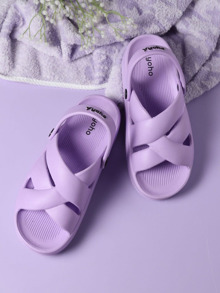 Yoho Lavender Wanderz Clogs for Women-picture-1