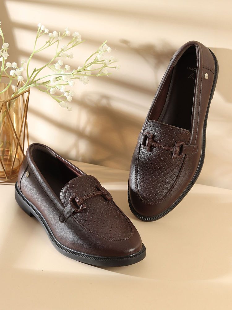 Yoho Women Brown Bliss 002 Loafers-picture-15