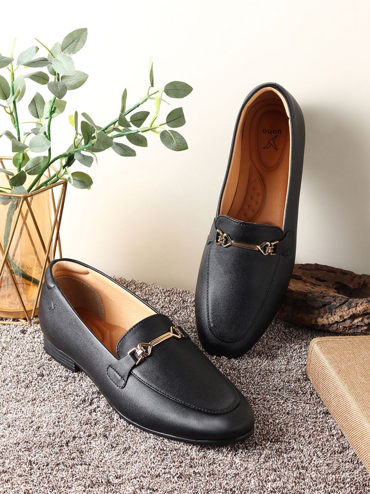 Yoho Women Black Bliss 006 Loafers-picture-27