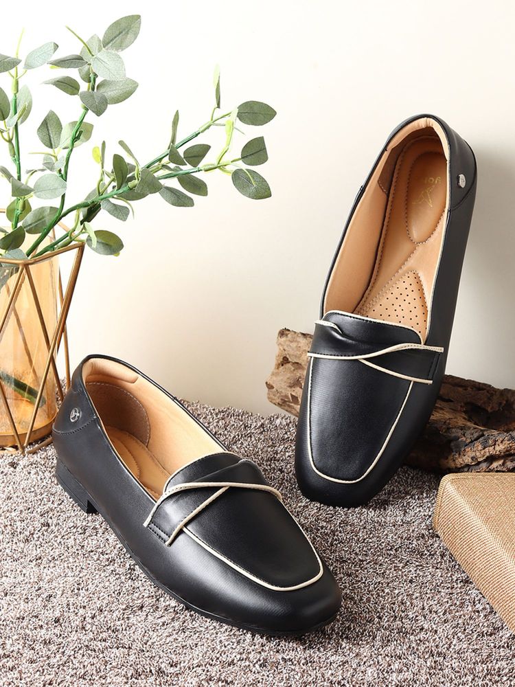 Yoho Women Black Bliss 007 Loafers-image-29