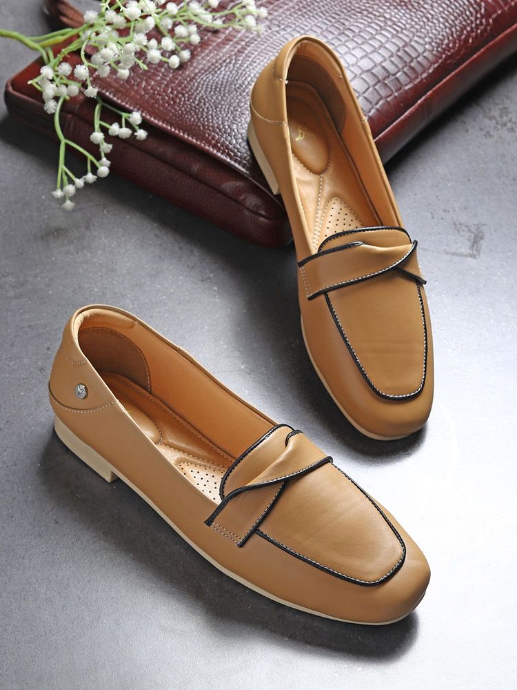 Yoho Women Khaki Bliss 007 Loafers-picture-20