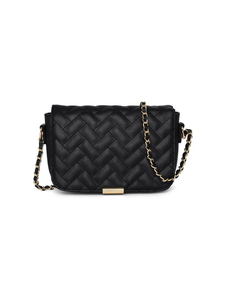 Accessorize London Quinn Quilted Chain X Body-image-43