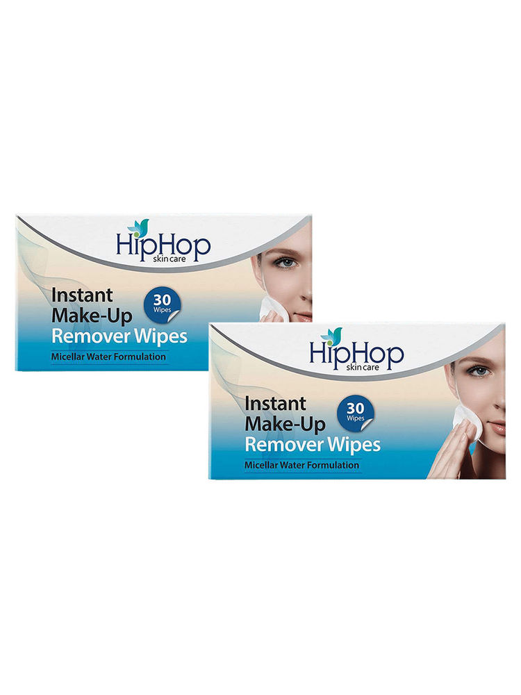 Hiphop Micellar Water Makeup Remover Wipes - Pack of 2