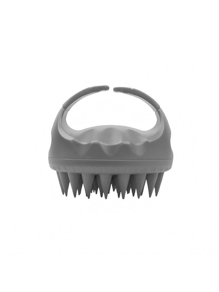 Stasia Street Pro Silicon Hair Scalp Massager & Shampoo Brush - Hair Growth & Anti Dandruff - Grey-image-34