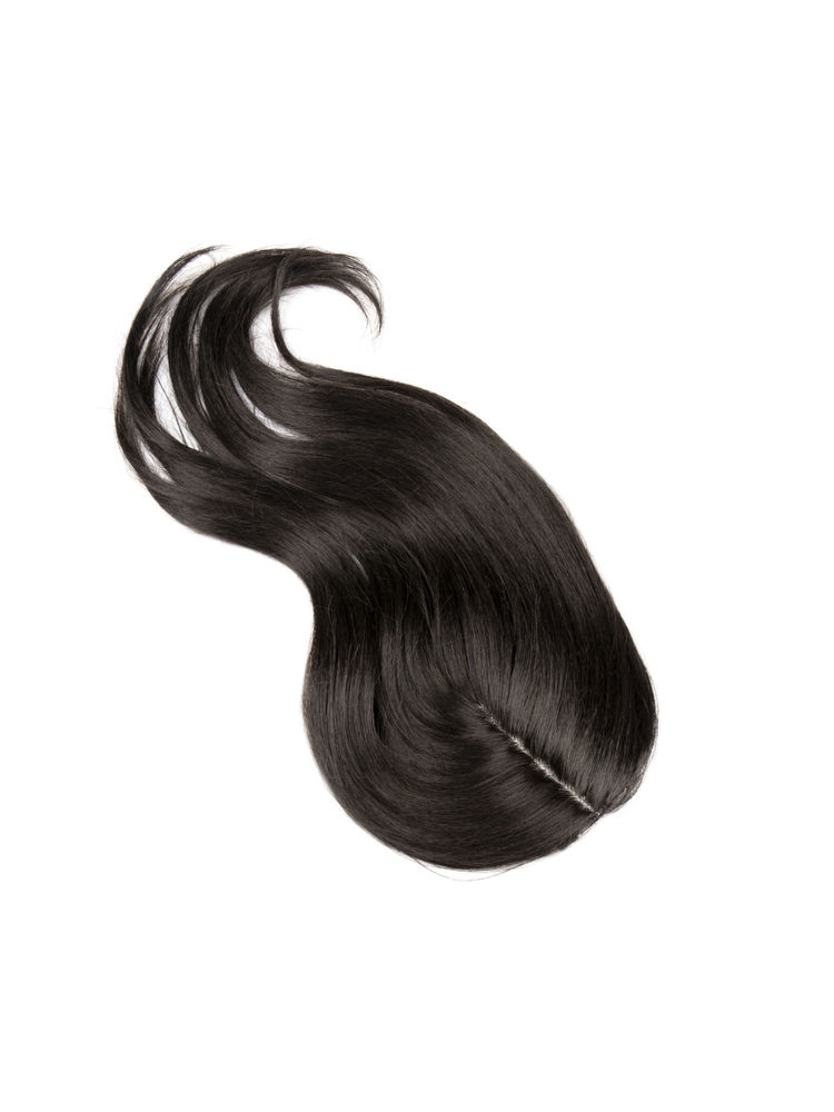 Stasia Street 2 Clip Scalp Toppers Natural Black Hair Extension