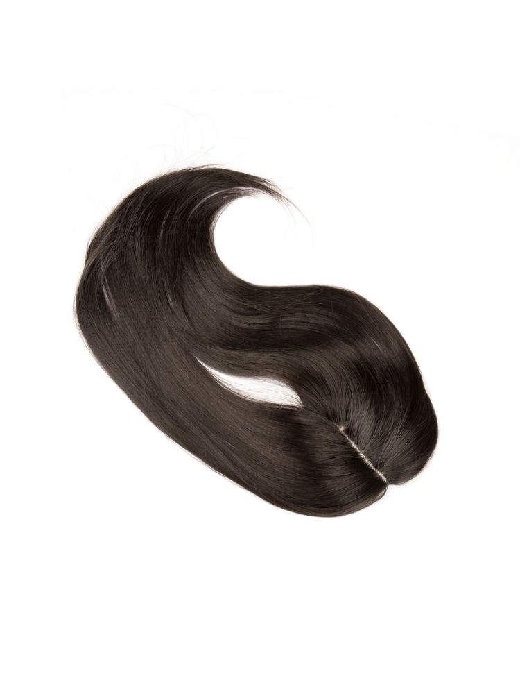 Stasia Street 2 Clip Scalp Toppers Dark Brown Hair Extension