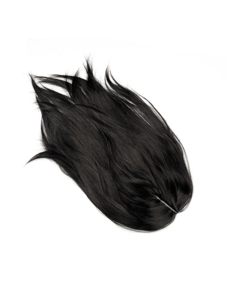 Stasia Street 4 Clip Scalp Toppers Natural Black Hair Extension