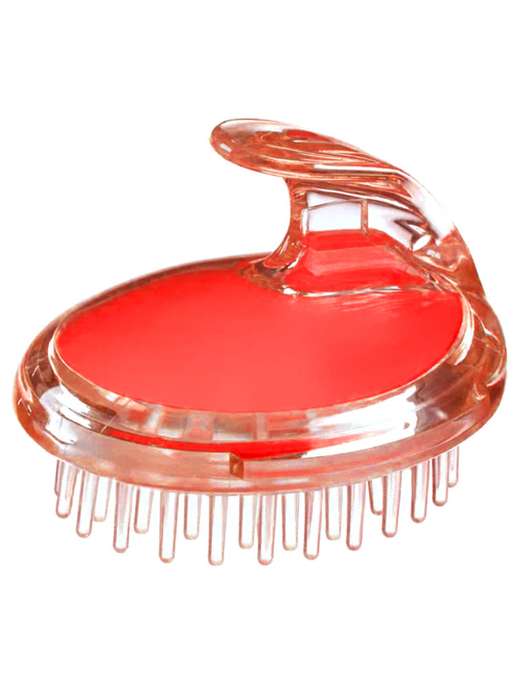 Stasia Street Candy Apple Red Hair Scalp Massager And Shampoo Brush