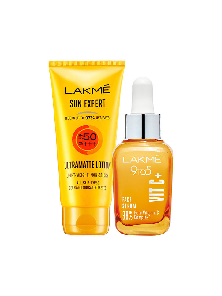 Lakme Vit C + Serum + Spf 50 Sunscreen Combo