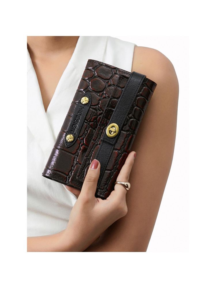 Hidesign Genuine Leather Women's Brown Wallet (M)-picture-31