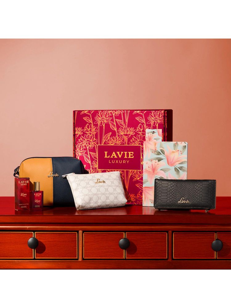 Lavie Scarlet Sally Women Sling Bag With Detachable Strap, Pouch, Diary, Wallet & Perfume (L)-image-8