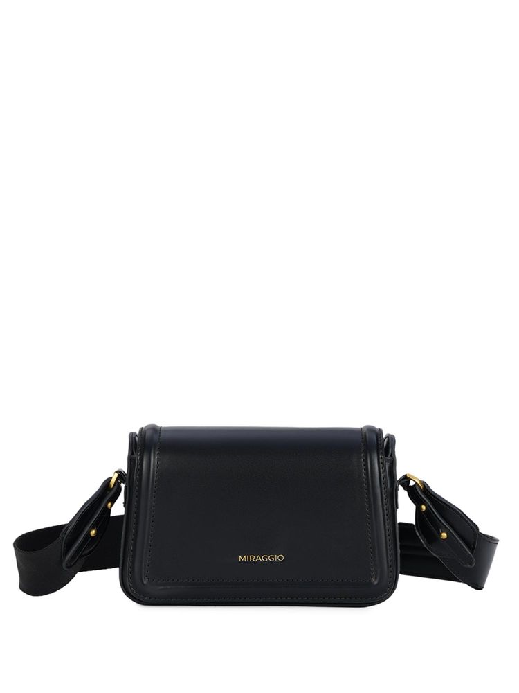 MIRAGGIO Berry Crossbody Adjustable Stap Sling Bag - Black (M)-image-18