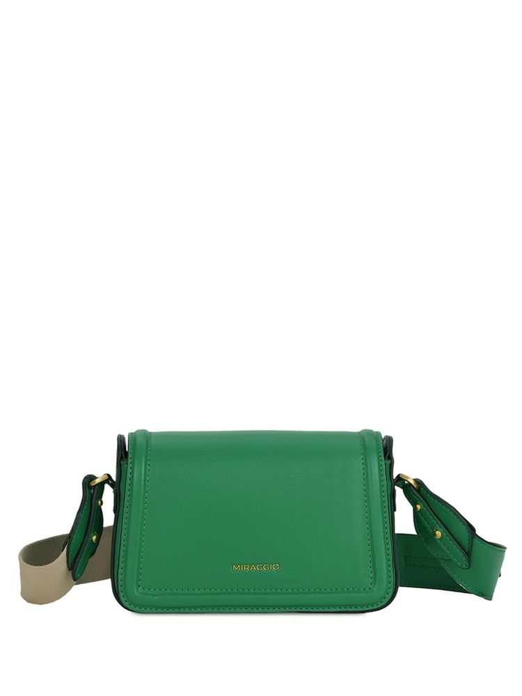 MIRAGGIO Berry Crossbody Adjustable Stap Sling Bag - Green (M)-picture-27