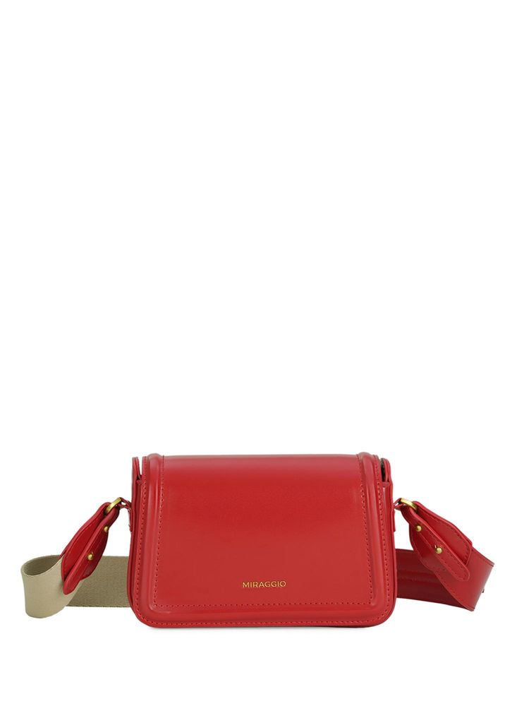 MIRAGGIO Berry Crossbody Adjustable Stap Sling Bag - Red (M)-image-35
