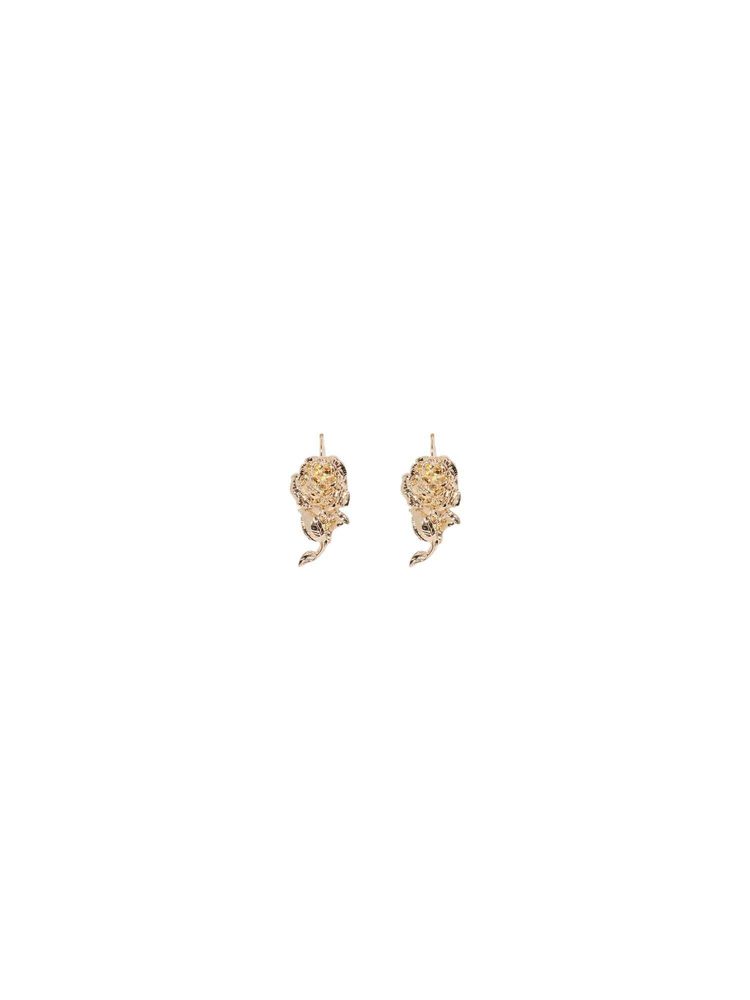 Forever New Gold Ruth Rose Metal Drop Earrings-picture-12