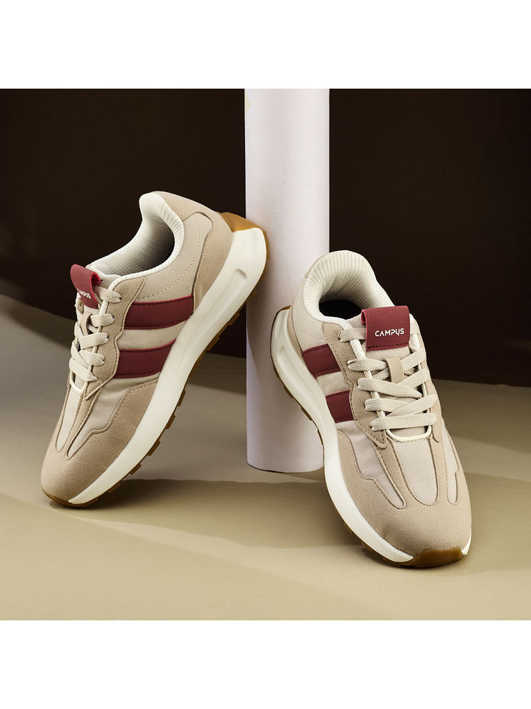 Campus GRIT Women Beige Sneakers