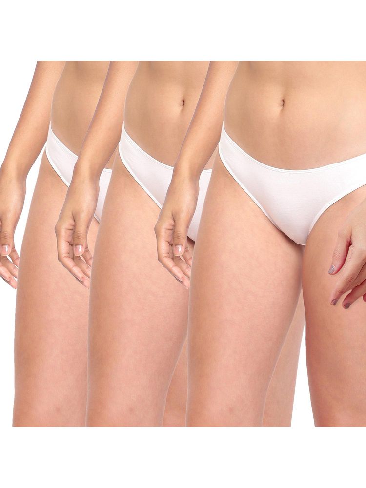 La Intimo Grace Well Bikini Brief - White (Pack of 3)-image-14