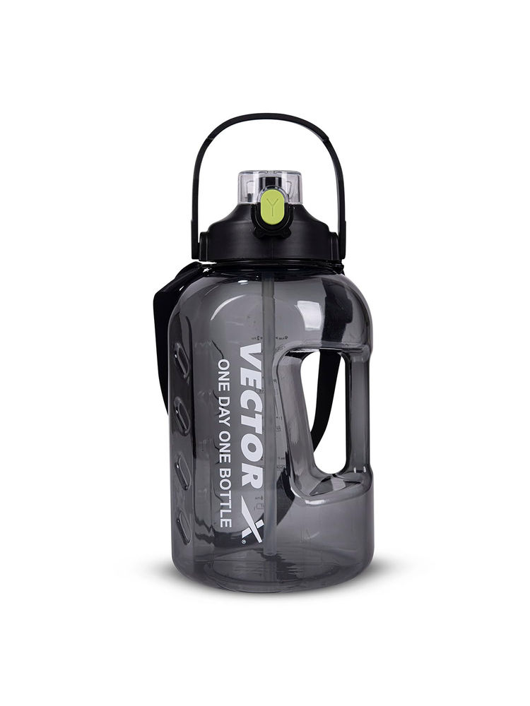 Vector X One Day Gallon Sipper Water Bottle 3 Litre Black-picture-11