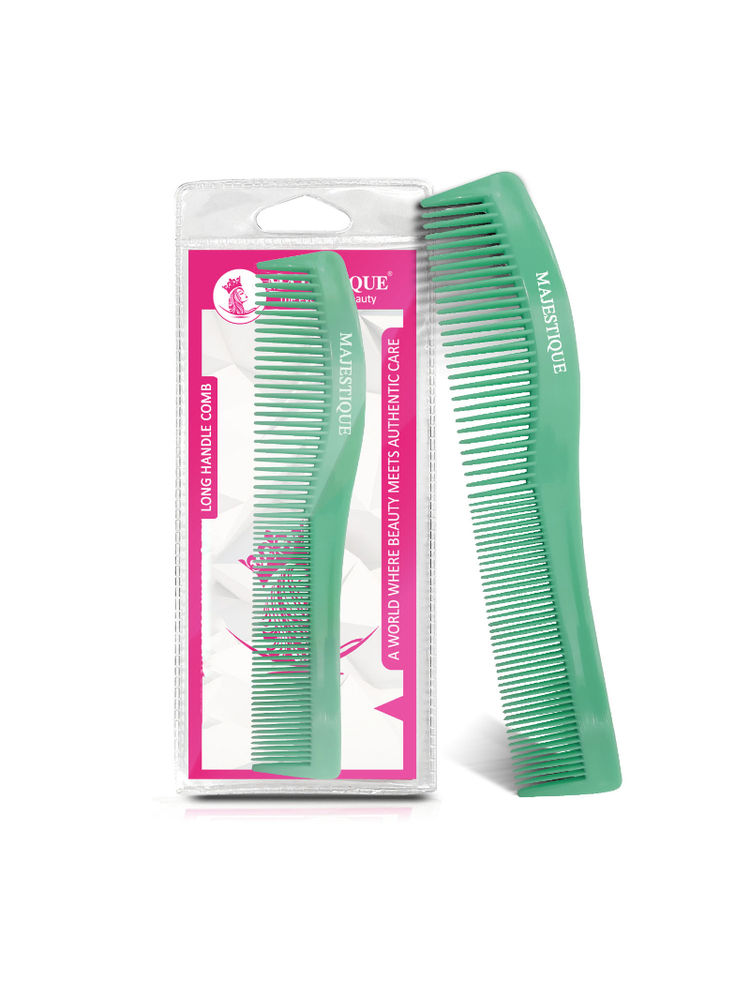 Majestique Long Handle Hair Comb - Styling Combs for Salon or Home Hair Care - Color May Vary-picture-27