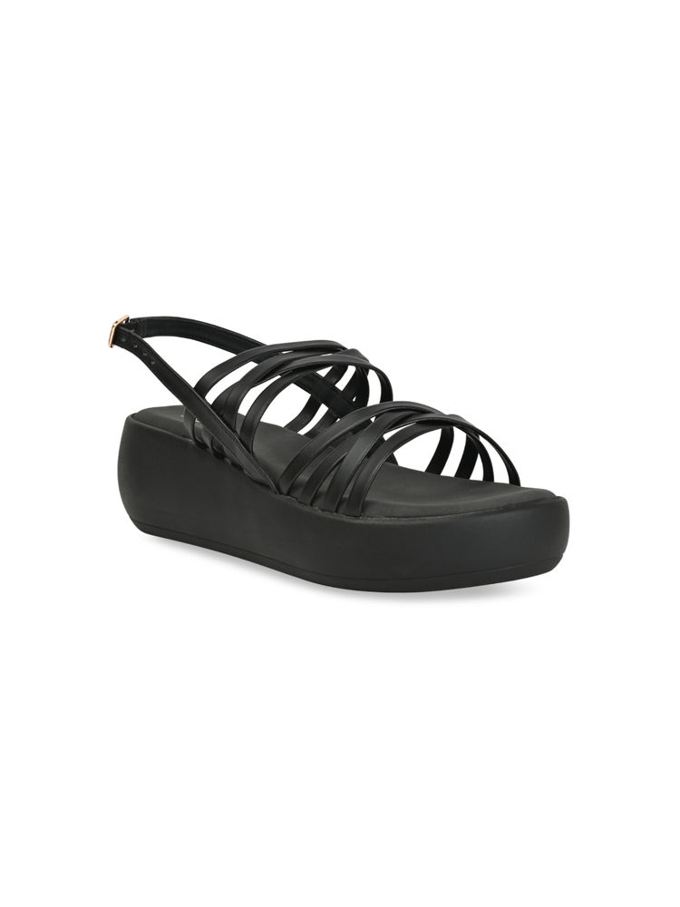 ROCIA By Regal Black Women Strappy Wedges-picture-16