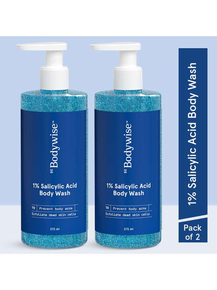 Be Bodywise 1% Salicylic Acid Body Wash - Helps Prevent Body Acne - SLS & Paraben Free - Pack of 2-picture-35
