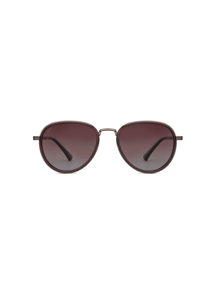 Vincent Chase by Lenskart Brown Aviator Sunglasses Polarized & UV Protected Men & Women Large -VC S13835-picture-27