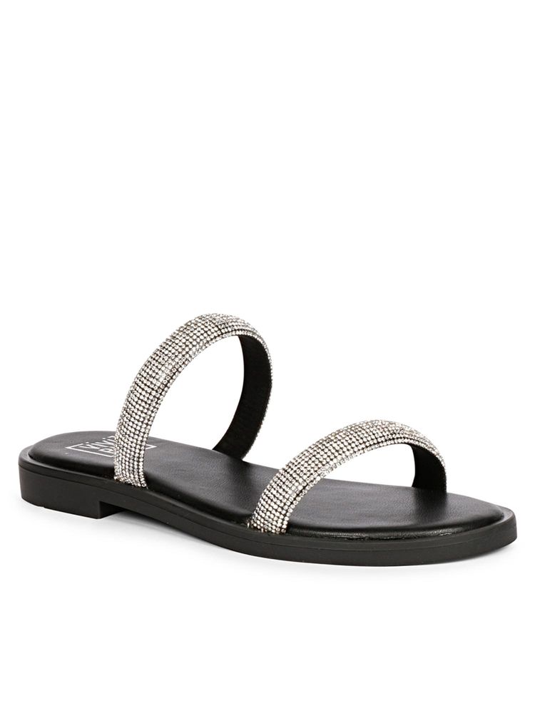 Saint G X Viviblu Silver Flats for Women-picture-22