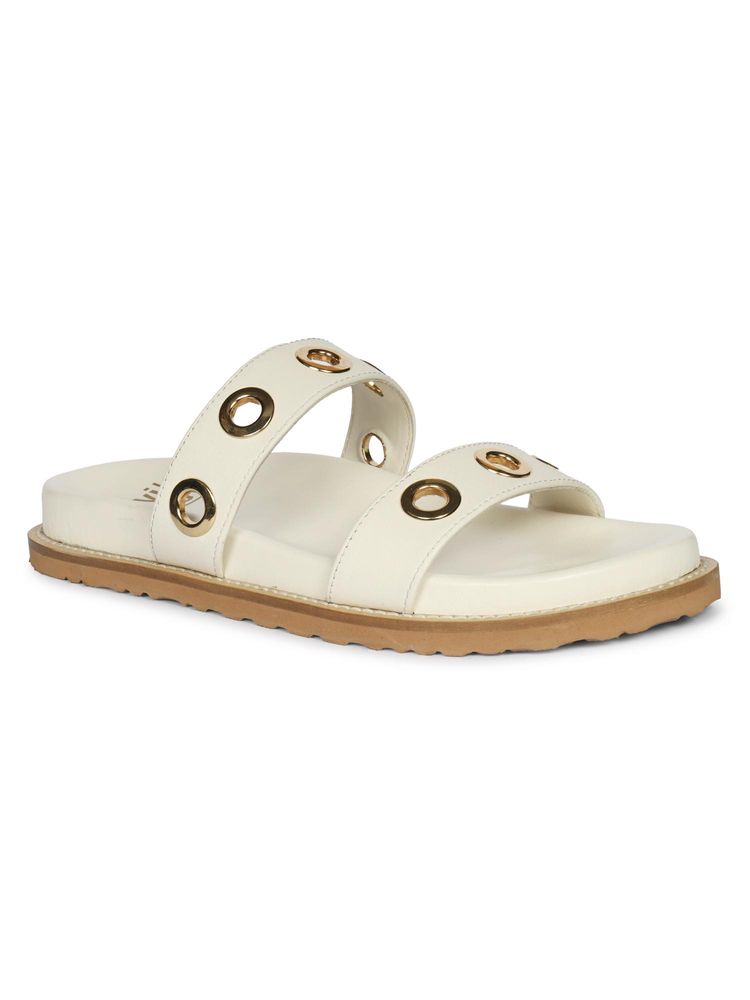 Saint G x Viviblu Off White Leather Sandals for Women-picture-40