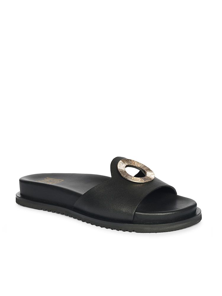 Saint G x Viviblu Black Sandals for Women-image-34