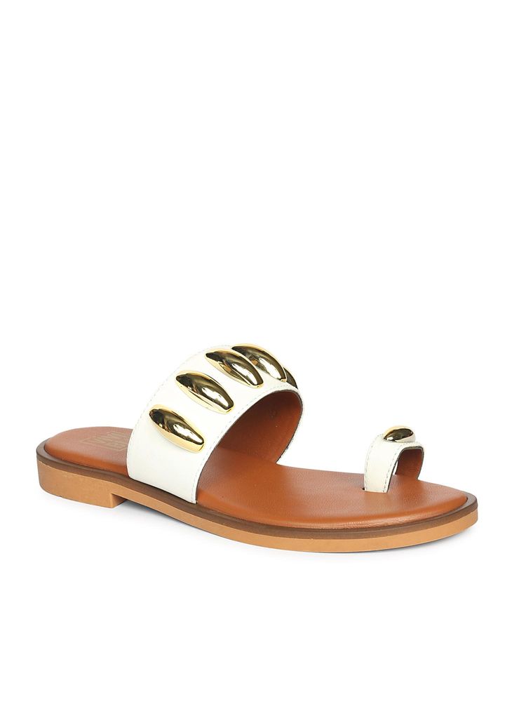 Saint G x Viviblu White Sandals for Women-image-17