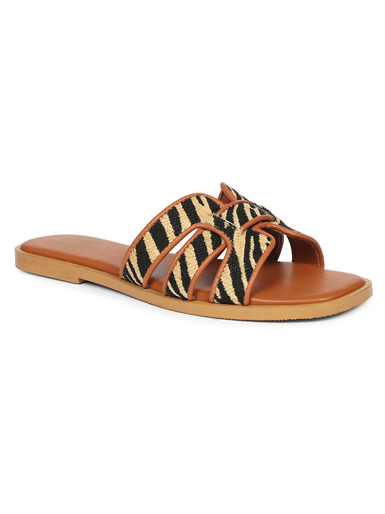 Saint G x Viviblu Brown Flats for Women-picture-16