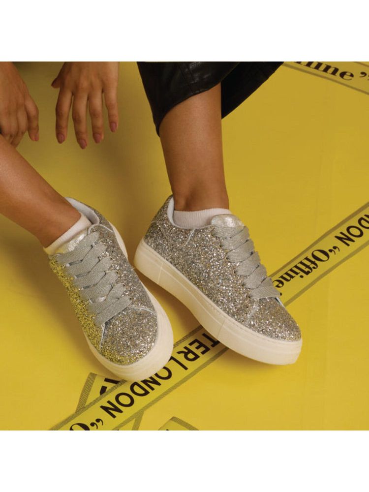 Hamster London Mousehole Silver Party Sneakers-picture-25