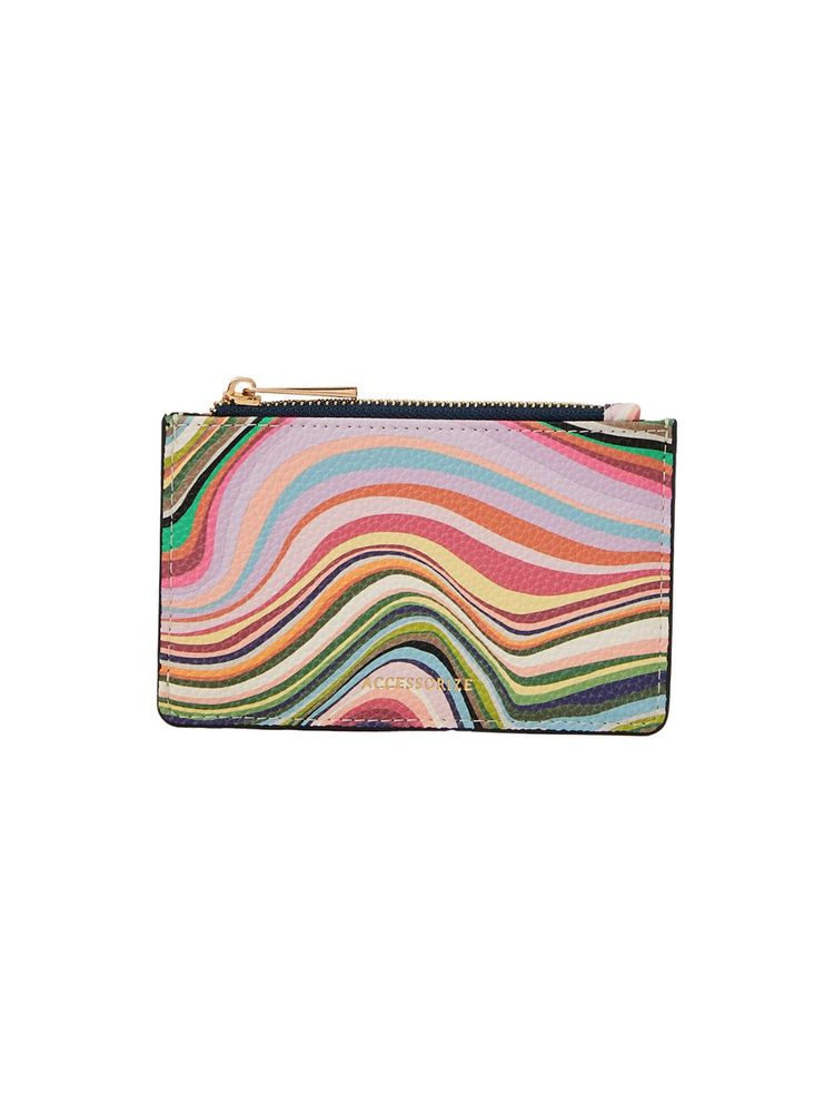 Accessorize London Multi-color Swirl Print Cardholder-image-33