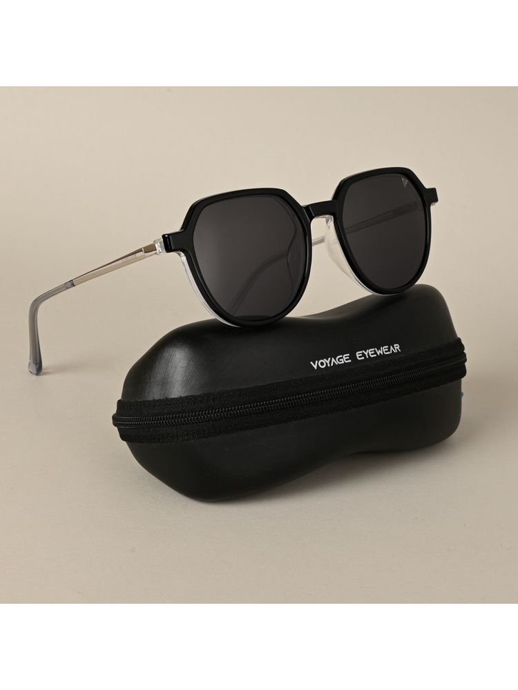 Voyage Transparent Wayfarer Clip-On Polarized Sunglasses for Men & Women - 2182PMG4660-picture-47
