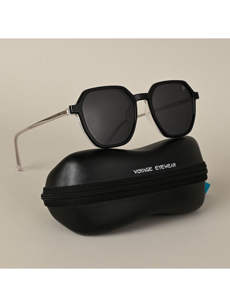 Voyage Transparent Wayfarer Clip-On Polarized Sunglasses for Men & Women - 2187PMG4670-picture-5