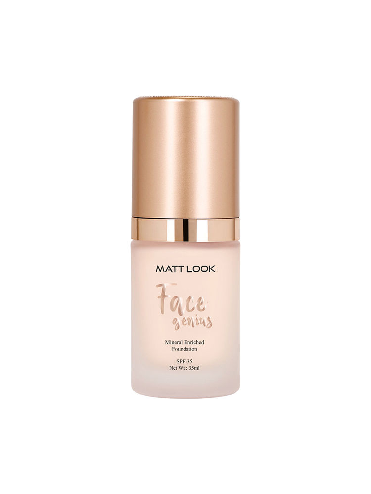 Matt look Face Genius Mineral Enriched Weightless Matt Finish Foundation-image-20