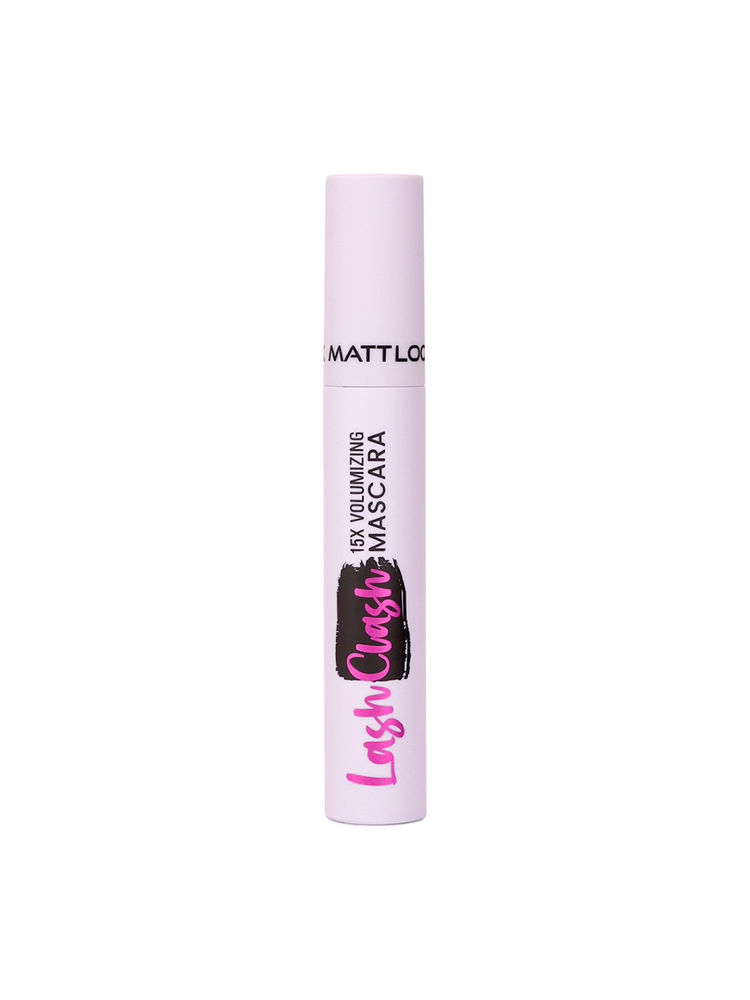 Matt look Lash Clash 15X Volumizing Smudge Proof Mascara - Black-picture-14
