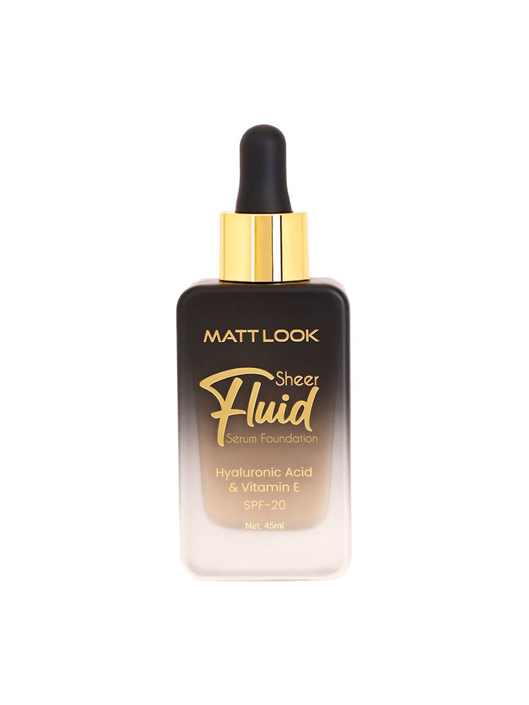 Matt look Sheer Fluid Serum Foundation-image-6