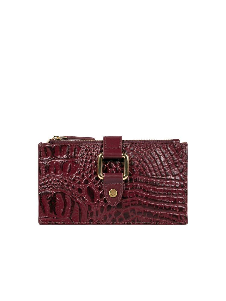 Hidesign Women Maroon Genuine Leather Wallet-picture-25