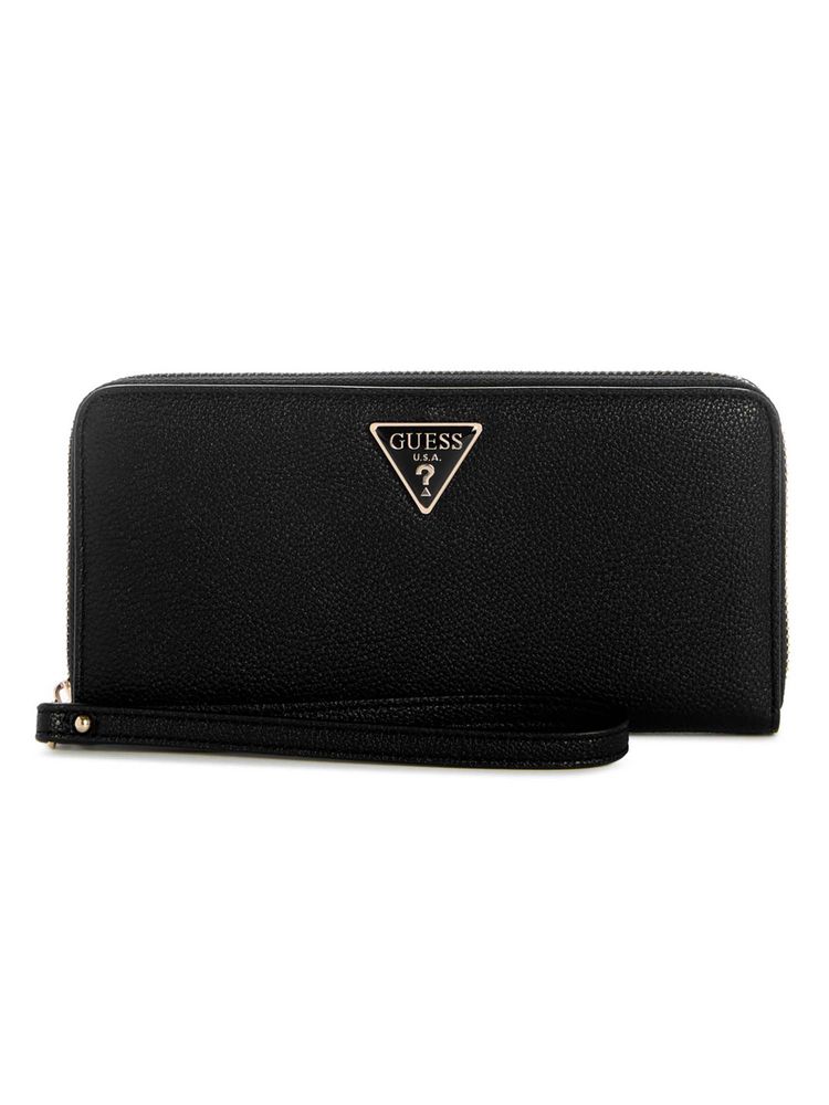 Guess Women Black Lucci Zip-Around Wallet-image-36