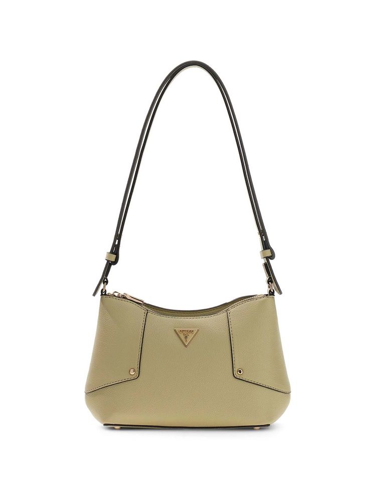 Guess Women Olive Solid Darcy Shoulder Bag-image-48