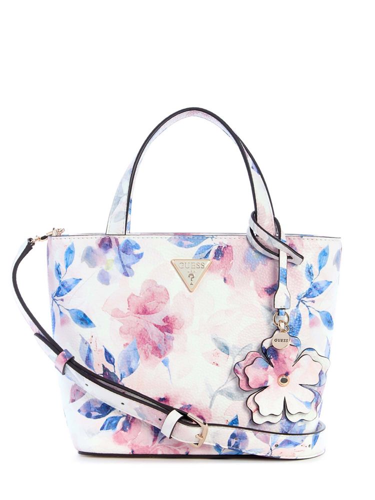 guess fashion Guess Women Multi-Color Floral Lucci Mini Shoulder Bag with Detachable Strap-picture-40