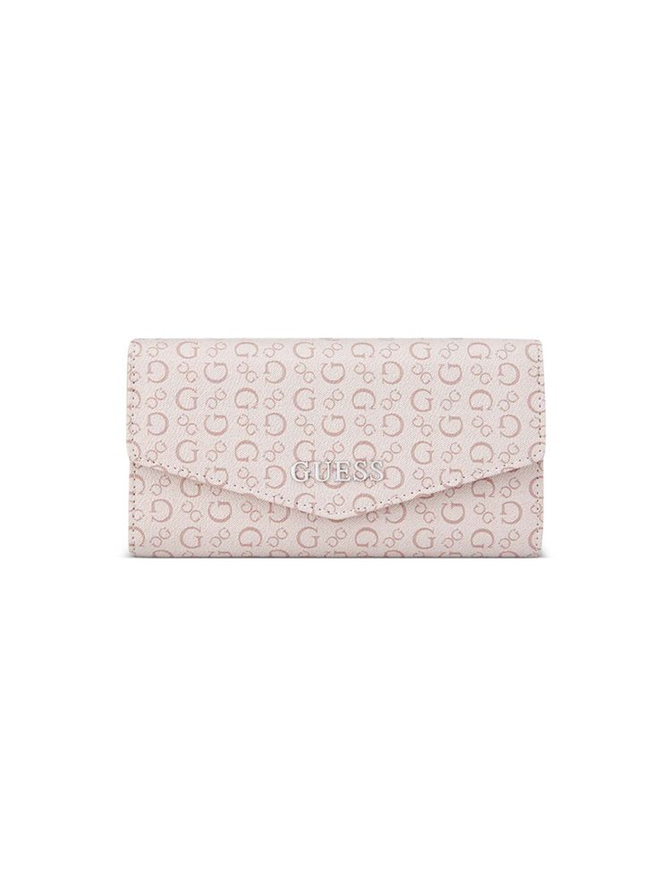 guess fashion Guess Women Pink Printed Granby Envelope Wallet-picture-32