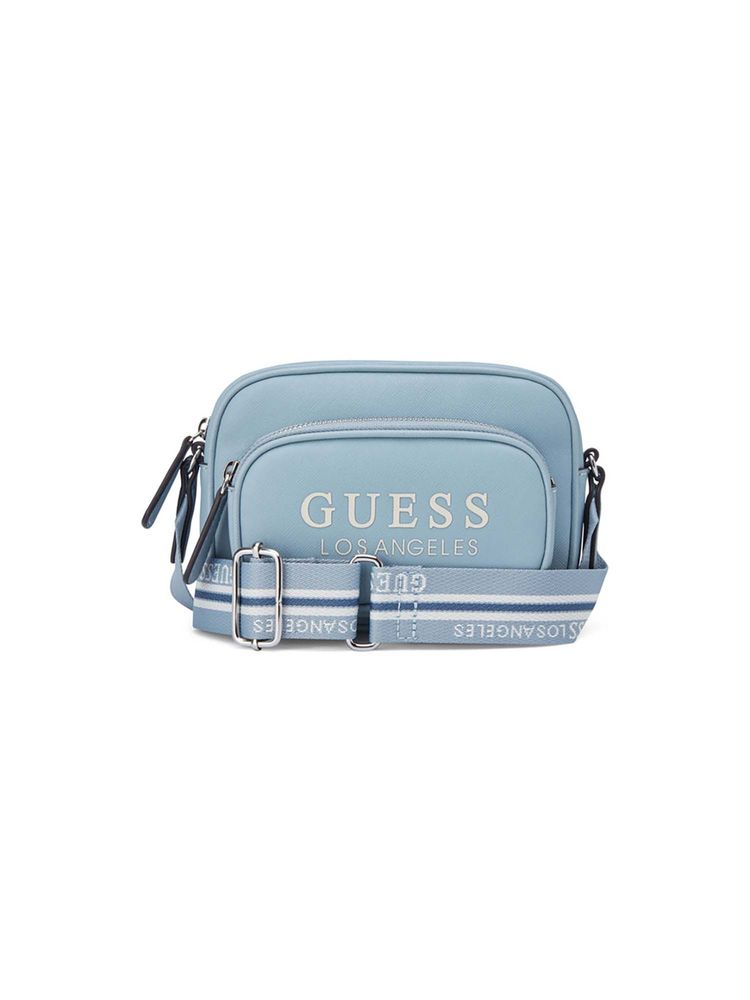 guess fashion Guess Women Blue Solid Joella Crossbody Bag-picture-15